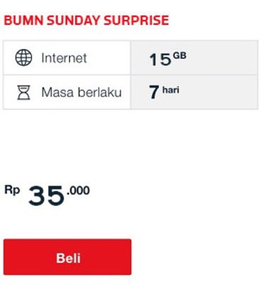 Weekly Sunday Surprise 15GB