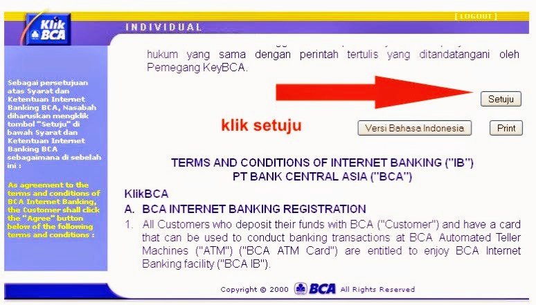 cara daftar internet banking bca_aktivasi